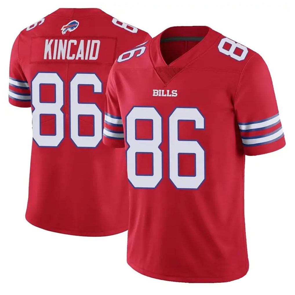 Choea B.Bills #86 Dalton Kincaid Player Red Vapor Untouchable Limited Stitched Jerseys
