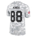 Choea B.Bills #88 Dawson Knox Player Arctic Camo Salute to Service Limited Stitched Jerseys
