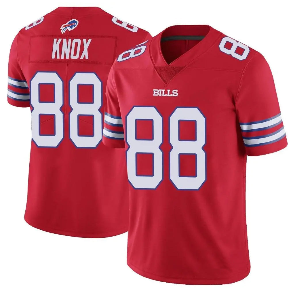 Choea B.Bills #88 Dawson Knox Player Red Vapor Untouchable Limited Stitched Jerseys
