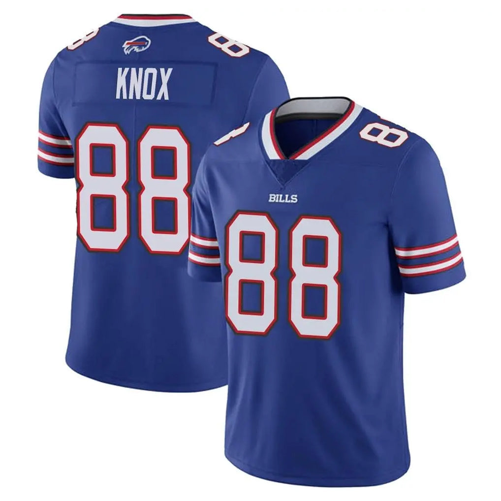 Choea B.Bills #88 Dawson Knox Player Royal Vapor Untouchable Limited Stitched Jerseys