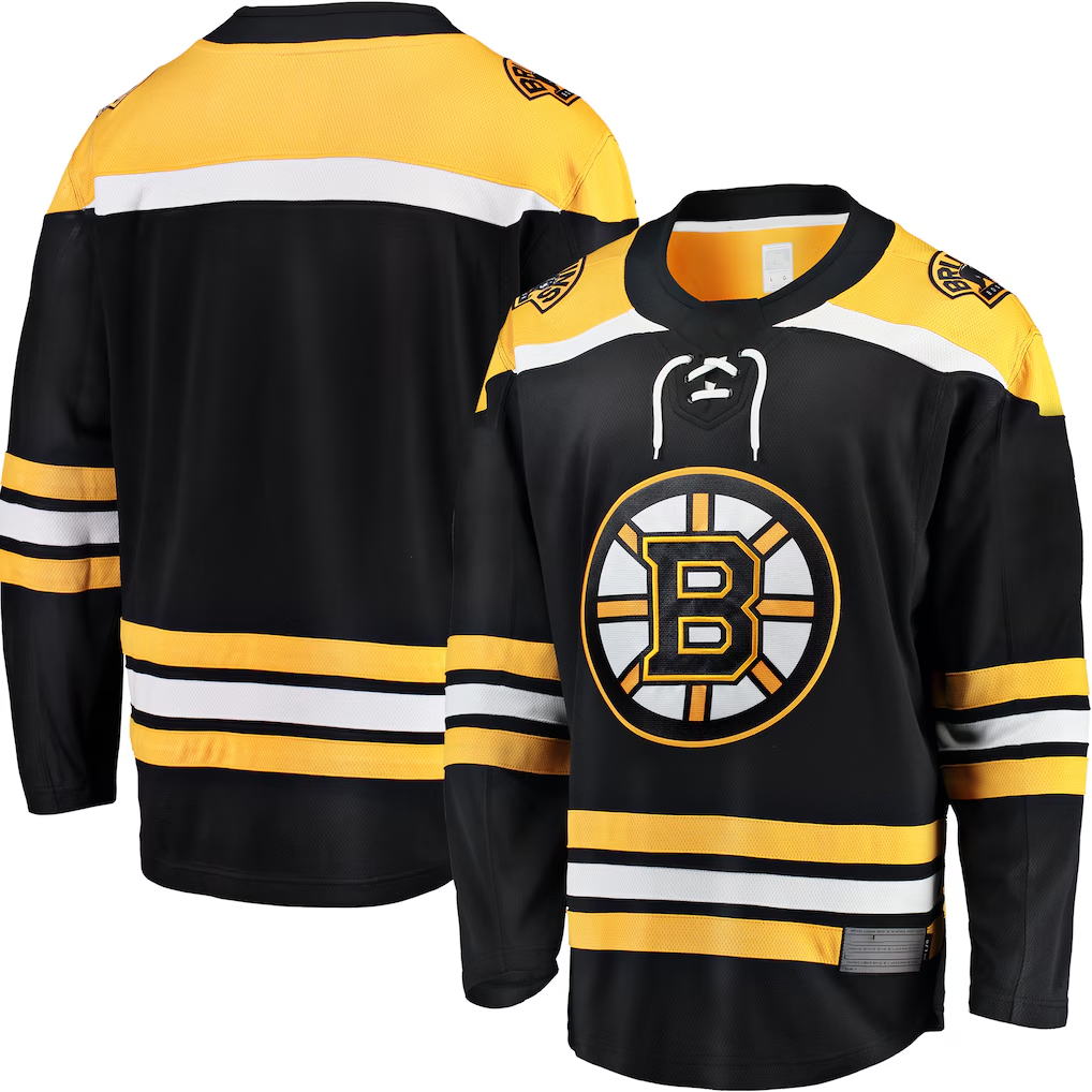 Choea B.Bruins Black Home Premium Stitched Jersey