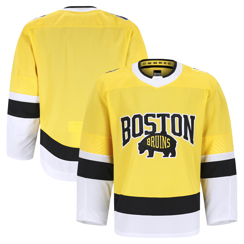 Choea B.Bruins Gold 2026 Stadium Series Authentic Pro Stitched Jerseys
