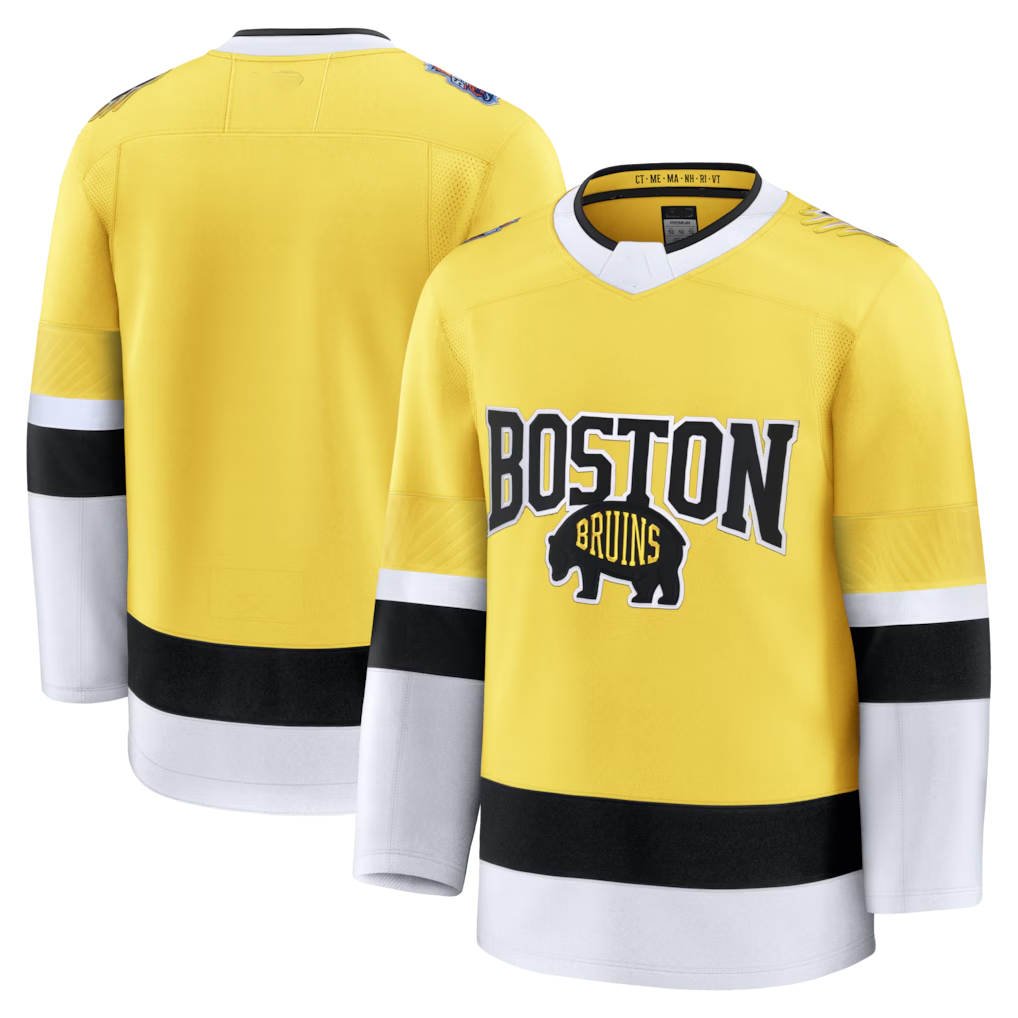 Choea B.Bruins Gold 2026 Stadium Series Premium Jerseys