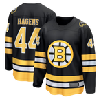 Choea B.Bruins #44 James Hagens Black Breakaway Stitched Jerseys