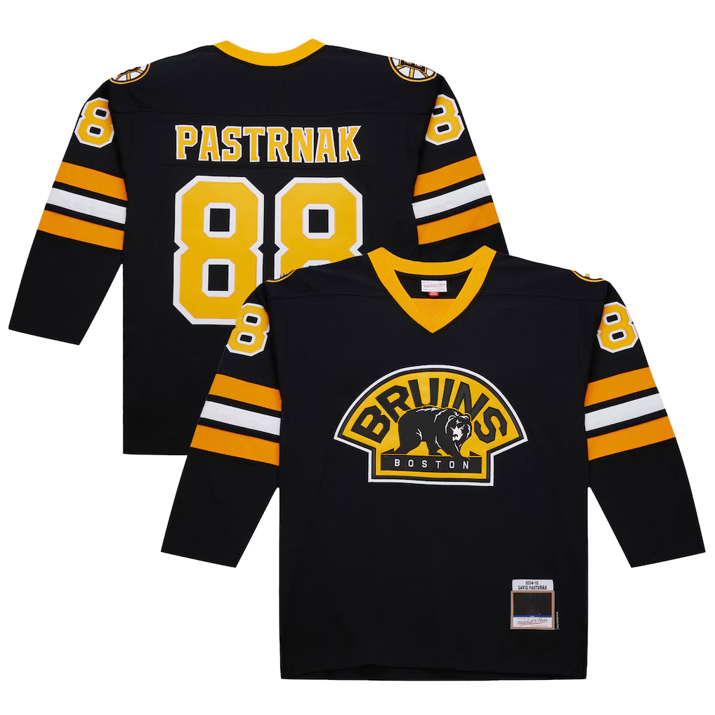 Choea B.Bruins #88 David Pastrnak Black 2014-15 Power Play Stitched Jerseys