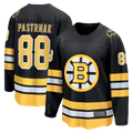 Choea B.Bruins #88 David Pastrnak Black Home Breakaway Stitched Jerseys