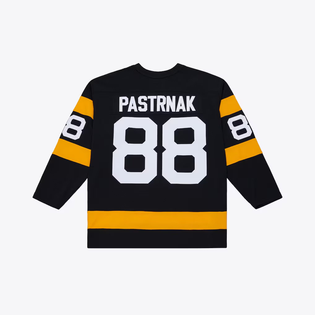 Choea B.Bruins #88 David Pastrnak Mitchell & Ness Black 2015 Power Play Stitched Jerseys