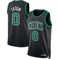 Choea B.Celtics #0 Jayson Tatum  Black Swingman Jerseys - Statement Edition