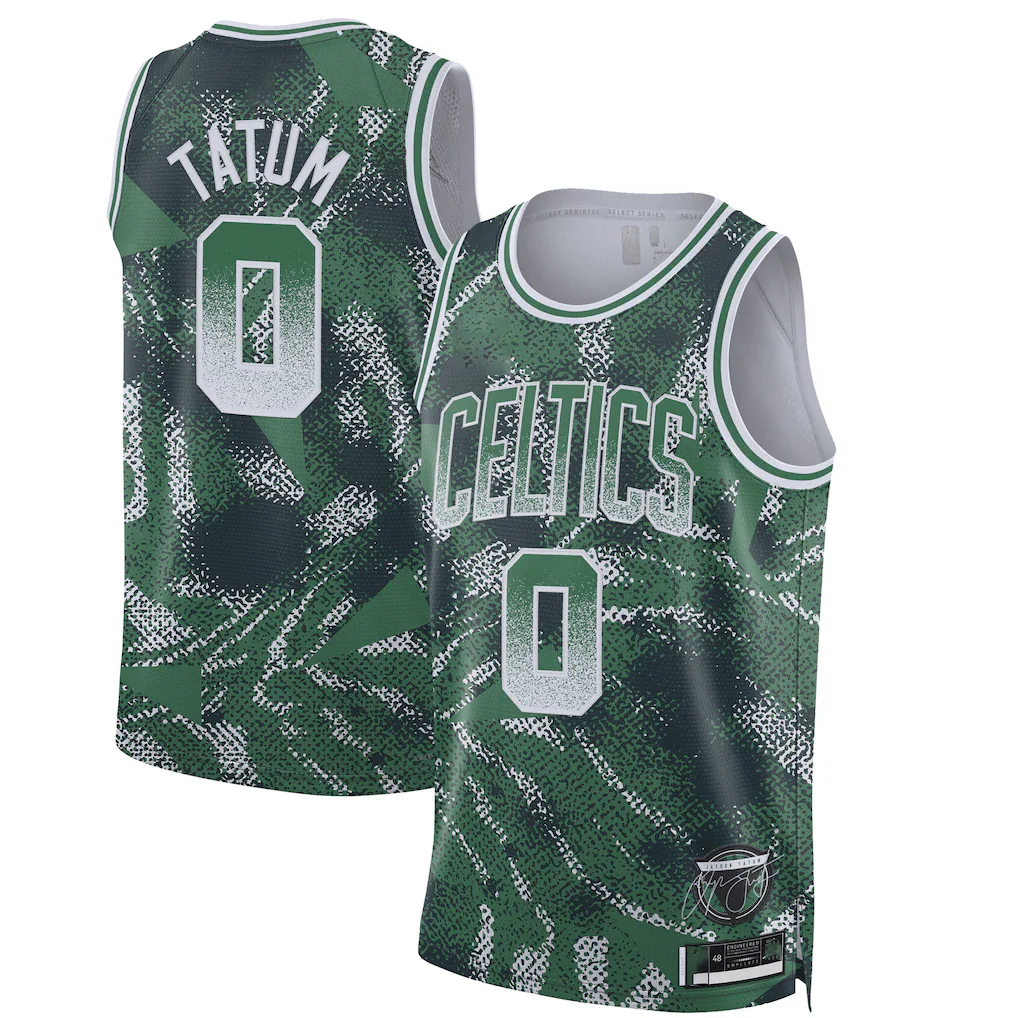 Choea B.Celtics #0 Jayson Tatum Green 2025 Select Series Swingman Player Jerseys