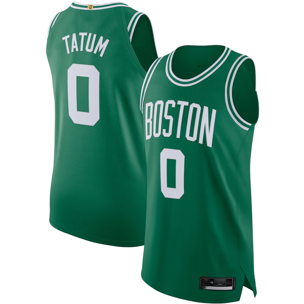 Choea B.Celtics #0 Jayson Tatum Kelly Green Authentic Jerseys - Icon Edition