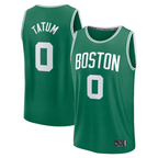 Choea B.Celtics #0 Jayson Tatum  Kelly Green Fast Break Replica Player Jerseys - Icon Edition