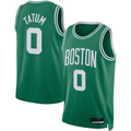 Choea B.Celtics #0 Jayson Tatum Kelly Green Swingman Jerseys - Icon Edition