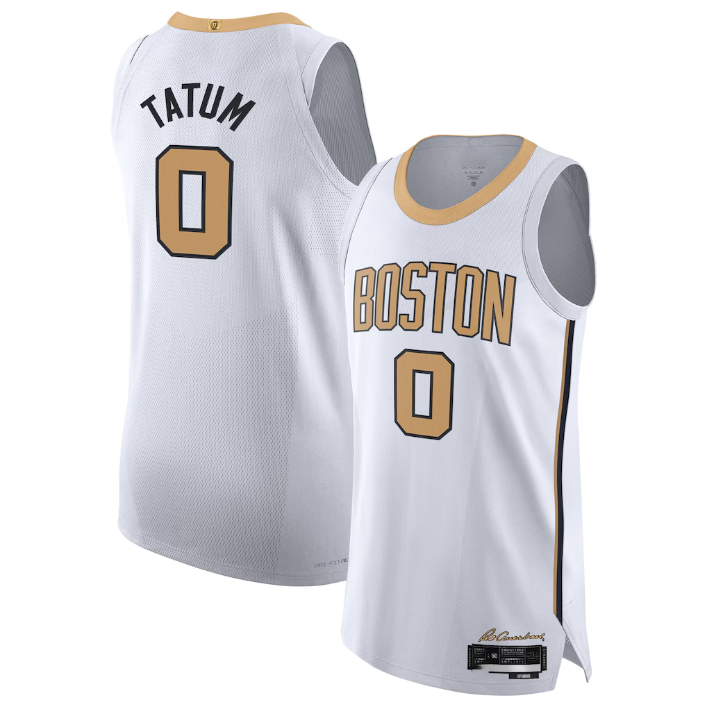 Choea B.Celtics #0 Jayson Tatum White 202526 Authentic Jerseys - City Edition