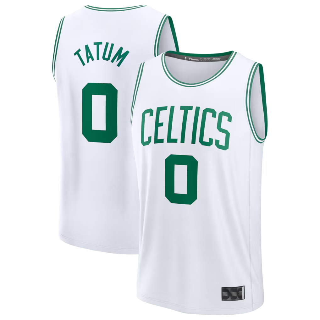 Choea B.Celtics #0 Jayson Tatum White Fast Break Replica Player Jerseys - Association Edition