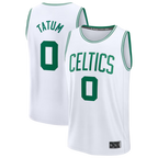 Choea B.Celtics #0 Jayson Tatum White Fast Break Replica Player Jerseys - Association Edition