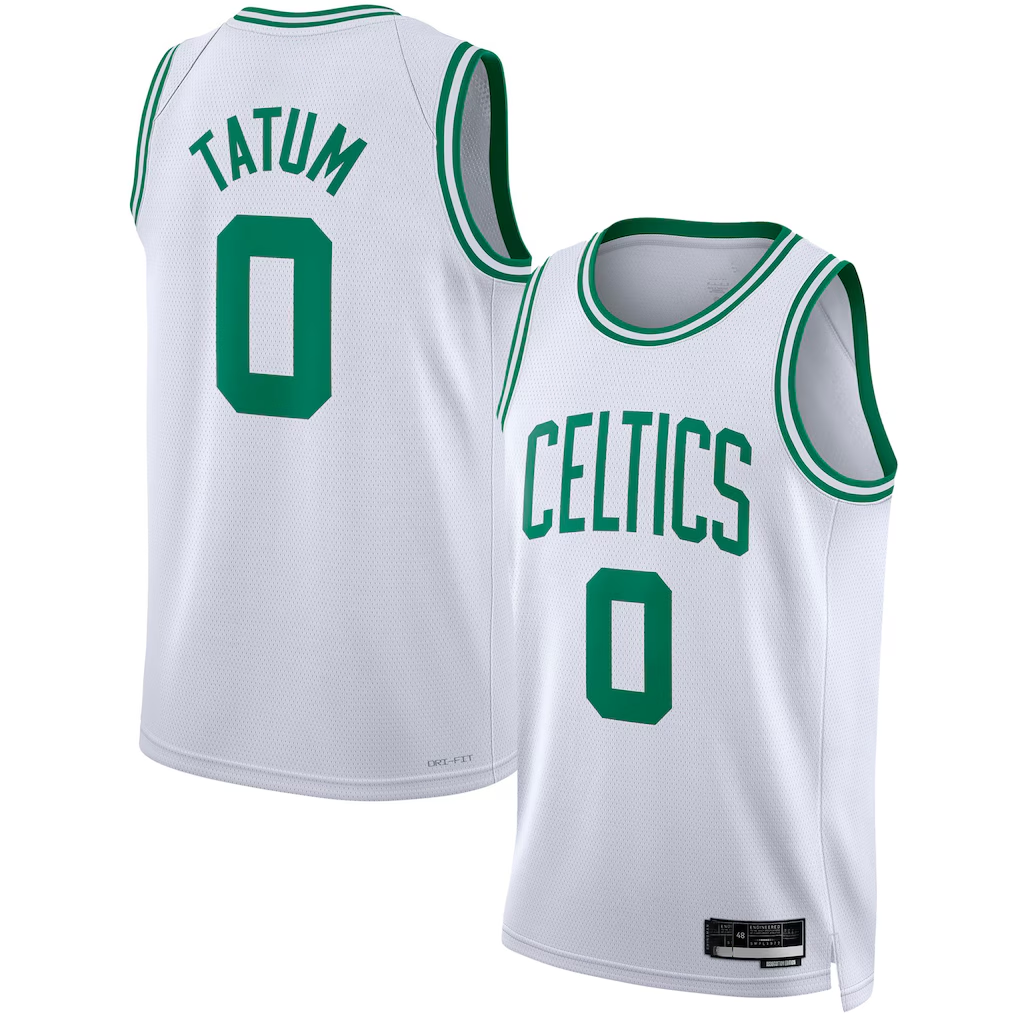 Choea B.Celtics #0 Jayson Tatum White Swingman Jerseys - Association Edition