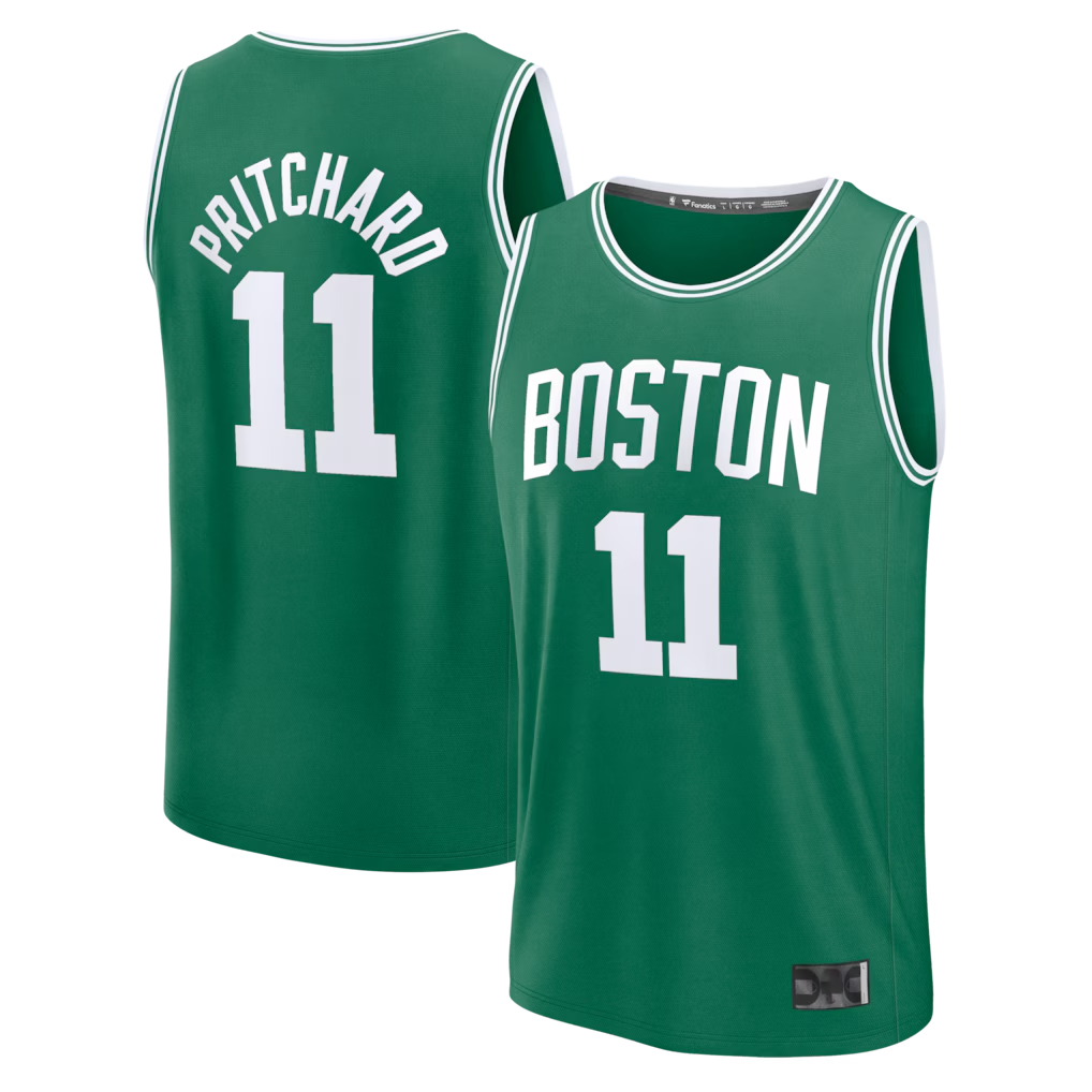 Choea B.Celtics #11 Payton Pritchard Kelly Green Fast Break Replica Jerseys - Icon Edition