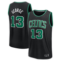 Choea B.Celtics #13 Paul George Black Fast Break Replica Jerseys - Statement Edition