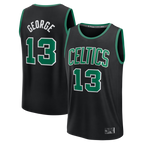 Choea B.Celtics #13 Paul George Black Fast Break Replica Jerseys - Statement Edition