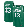 Choea B.Celtics #13 Paul George  Kelly Green Fast Break Replica Jerseys - Icon Edition