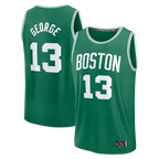 Choea B.Celtics #13 Paul George  Kelly Green Fast Break Replica Jerseys - Icon Edition