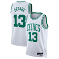 Choea B.Celtics #13 Paul George White Swingman Jerseys - Association Edition