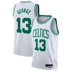 Choea B.Celtics #13 Paul George White Swingman Jerseys - Association Edition