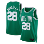Choea B.Celtics #28 Hugo Gonz¨¢lez Kelly Green Swingman Jerseys - Icon Edition