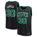 Choea B.Celtics #30 Sam Hauser Black Fast Break Replica Player Jerseys - Statement Edition