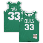 Choea B.Celtics #33 Larry Bird Mitchell & Ness Kelly Green 1985-86 Hardwood Classics Throwback Team Jerseys