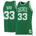 Choea B.Celtics #33 Larry Bird Mitchell & Ness Kelly Green Hardwood Classics Swingman Jerseys