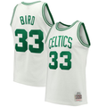 Choea B.Celtics #33 Larry Bird Mitchell & Ness White Hardwood Classics 198586 Swingman Jerseys