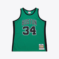 Choea B.Celtics #34 Paul Pierce Mitchell & Ness Kelly Green 2007-08 Hardwood Classics Authentic Jerseys