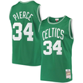 Choea B.Celtics #34 Paul Pierce Mitchell & Ness Kelly Green Hardwood Classics Swingman Jerseys