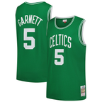 Choea B.Celtics #5 Kevin Garnett Mitchell & Ness Kelly Green 200708 Hardwood Classics Swingman Jerseys