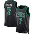 Choea B.Celtics #7 Jaylen Brown Black Swingman Jerseys - Statement Edition