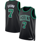 Choea B.Celtics #7 Jaylen Brown Black Swingman Jerseys - Statement Edition