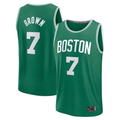 Choea B.Celtics #7 Jaylen Brown  Kelly Green Fast Break Replica Player Jerseys - Icon Edition