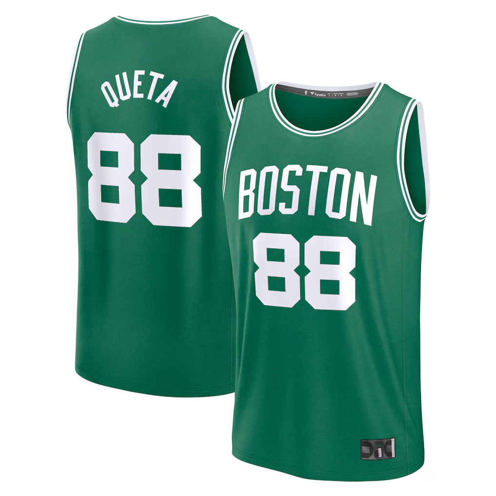 Choea B.Celtics #88 Neemias Queta Kelly Green Fast Break Replica Player Jerseys - Icon Edition