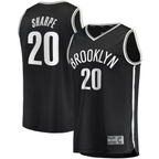 Choea B.Nets #20 Day'Ron Sharpe  Black Fast Break Replica Jerseys - Icon Edition