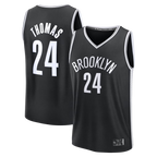 Choea B.Nets #24 Cam Thomas Black Fast Break Replica Jerseys - Icon Edition