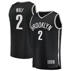 Choea B.Nets #2 Daniel Wolf Black Fast Break Replica Jerseys - Icon Edition