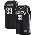 Choea B.Nets #33 Nicolas Claxton  Black Fast Break Player Jerseys - Icon Edition
