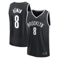 Choea B.Nets #8 Egor D?min Black Fast Break Replica Jerseys - Icon Edition