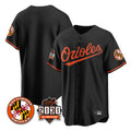 Choea B.Orioles Black 30th Anniversary of 2131 Home Game Blank Player Stitched Jerseys