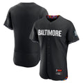 Choea B.Orioles Black City Connect Limited Elite Home Blank Player Stitched Jerseys