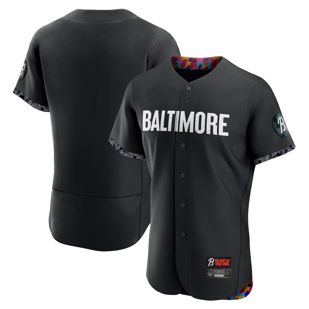 Choea B.Orioles Black City Connect Limited Elite Home Blank Player Stitched Jerseys