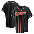 Choea B.Orioles Black Out Fashion Home Game Blank Player Stitched Jerseys