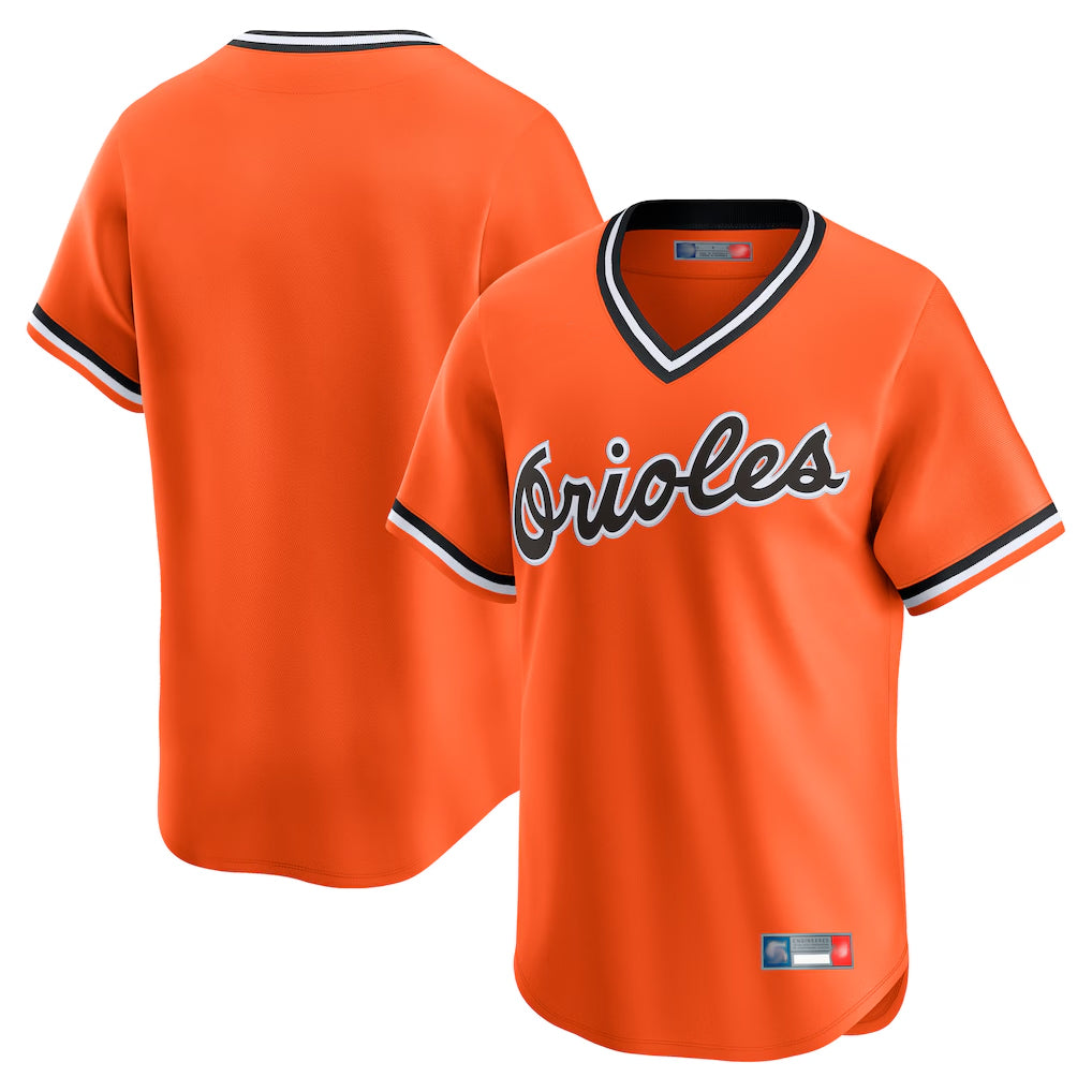 Choea B.Orioles Orange Cooperstown Collection Limited T-shirt Home Blank Player Stitched Jerseys