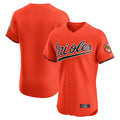 Choea B.Orioles Orange Limited Elite Home Game Blank Player Stitched Jerseys